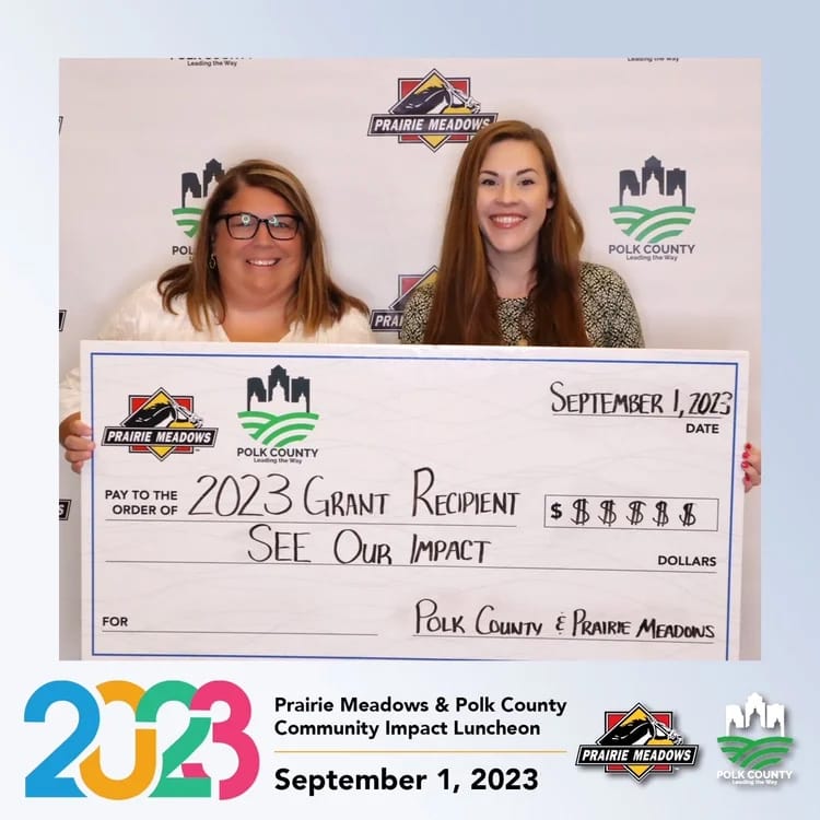 2023 Prairie Meadows Check